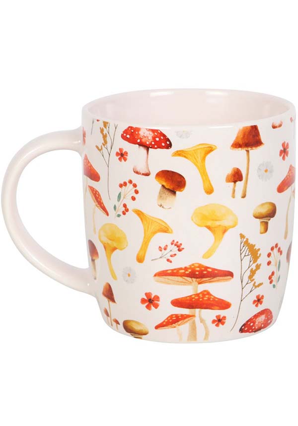 All Over Toadstool Patterned Ceramic Mug for Tea or Coffee