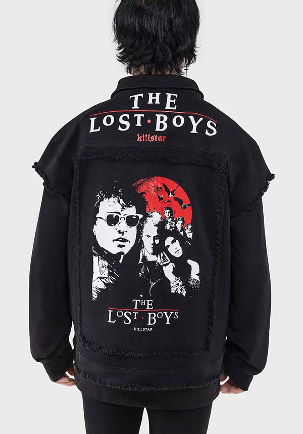 All The Vampires Licensed Lost Boys Denim Shacket Jacket