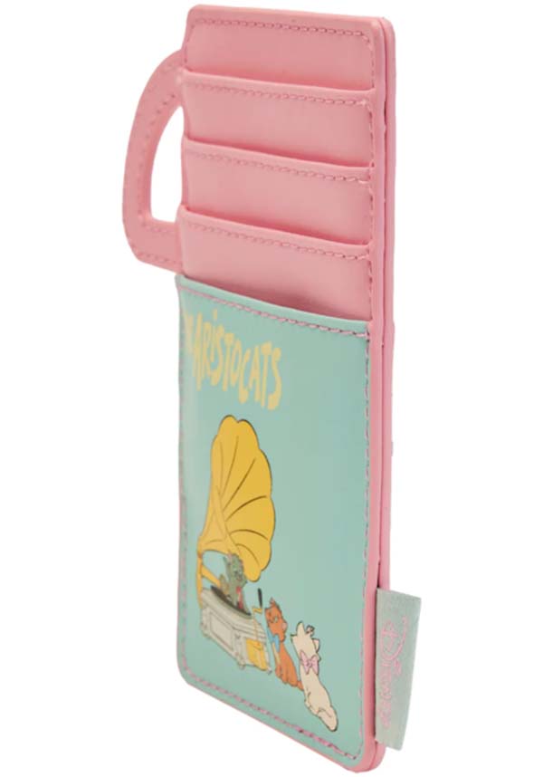 1970 The Aristocats Poster Faux Leather 5" Card Holder
