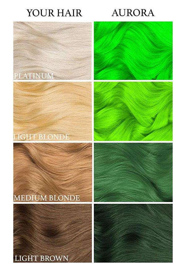 Aurora Green Semi - Permanent Vegan Hair Dye | Lunar Tides