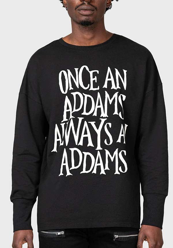 Officially Licensed Wednesday Addams Soft Stretch Sweatshirt with Custom Graphics