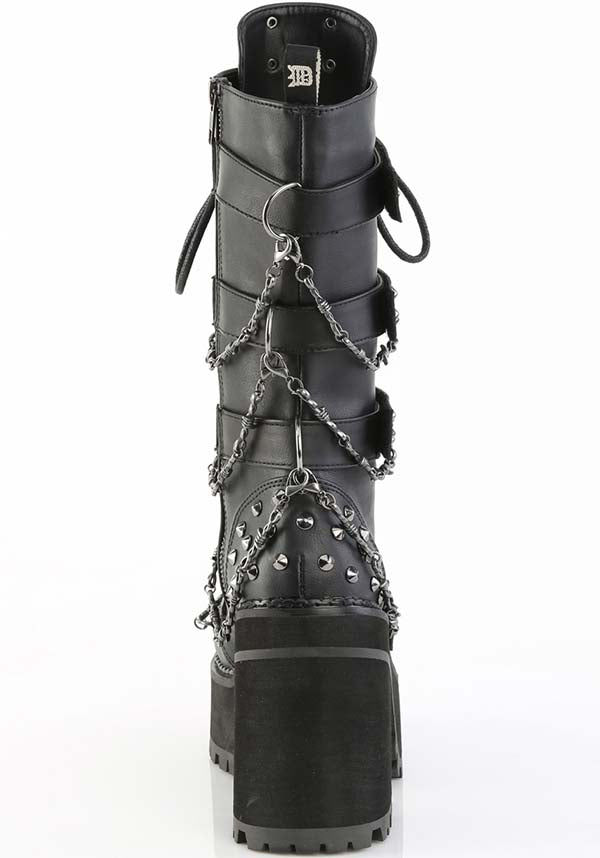 Black Assault-117 Platform Boots | Preorder