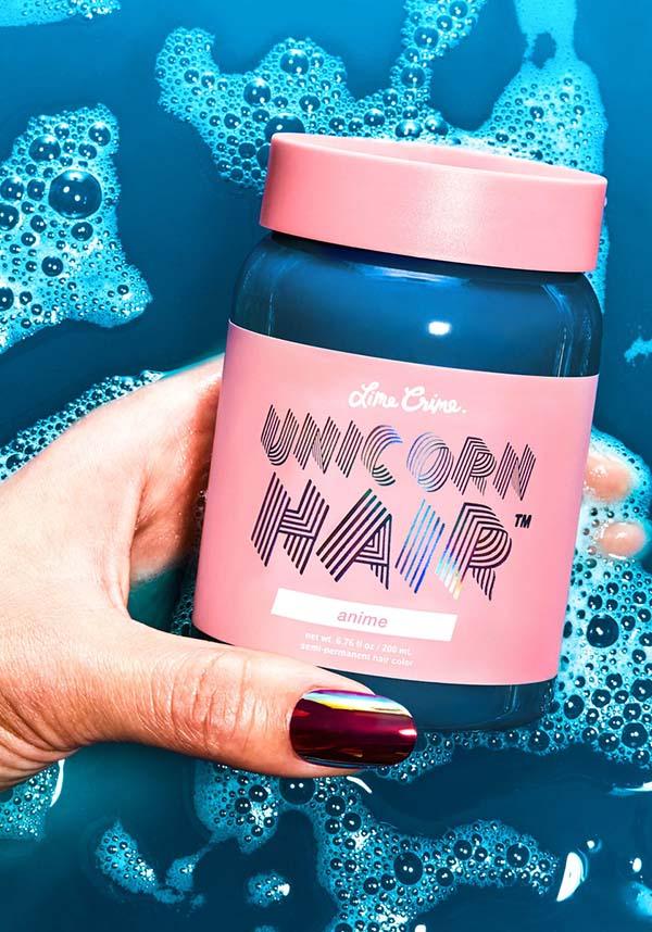 Anime Inspired Semi - Permanent Unicorn Fantasy Hair Colour - Candy Blue