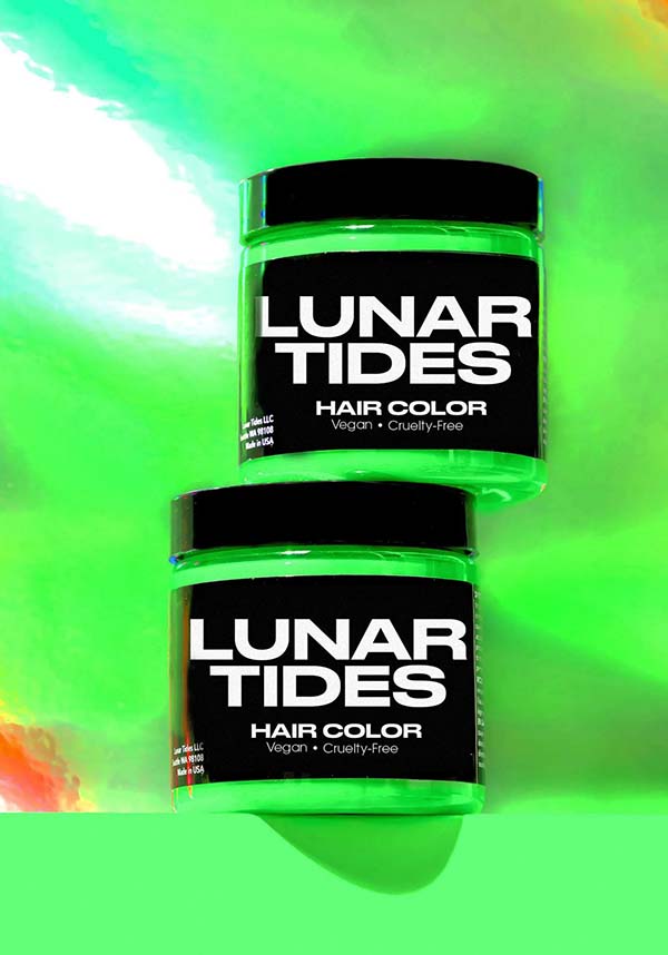 Aurora Green Semi - Permanent Vegan Hair Dye | Lunar Tides