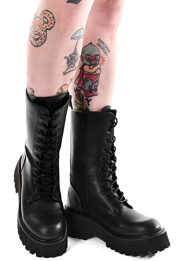 Ash Combat Boots - Ideal Every - Day Footwear from FOXBLOOD