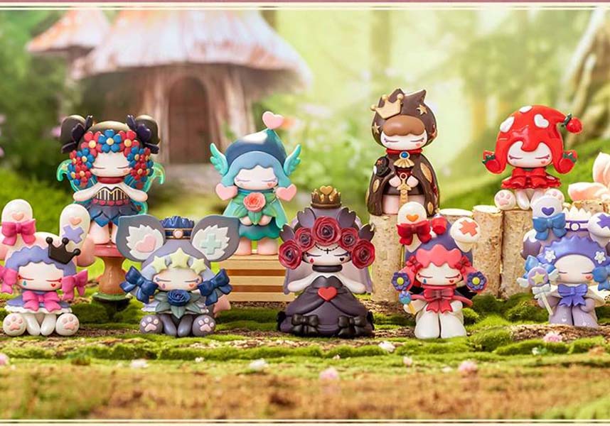 Alice Dark Fairy Tale Collectible Figurines in Blind Box Format