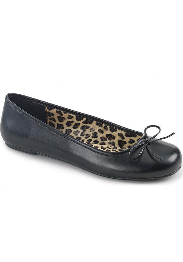 PREORDER: ANNA-01 Black Classic Ballet Flats