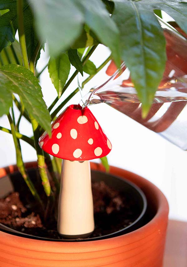 Amanita Mushroom-Shaped Self-Watering System for Indoor Plants