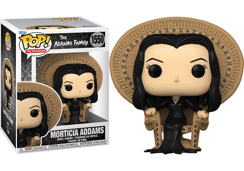 Funko POP! Vinyl: Deluxe Morticia Addams in Wicker Chair from 1964 TV Show