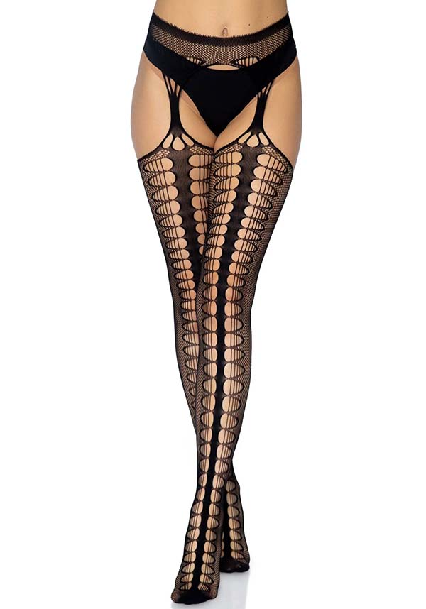 Ally Brand Garter Belt Style Net Stockings for Women - Ideal Fashion Accessory