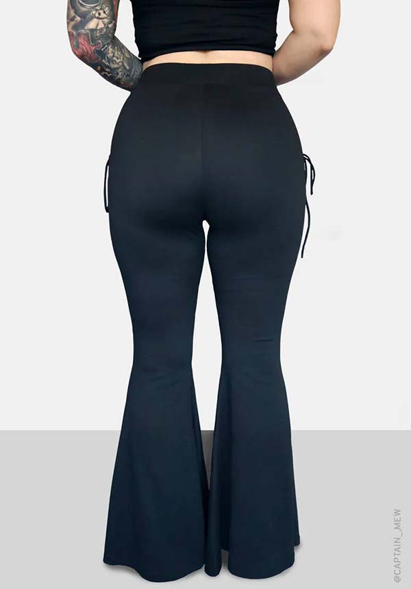 Alice Lace Up Style Women's Flare Pants - The Ultimate Comfort and Versatility