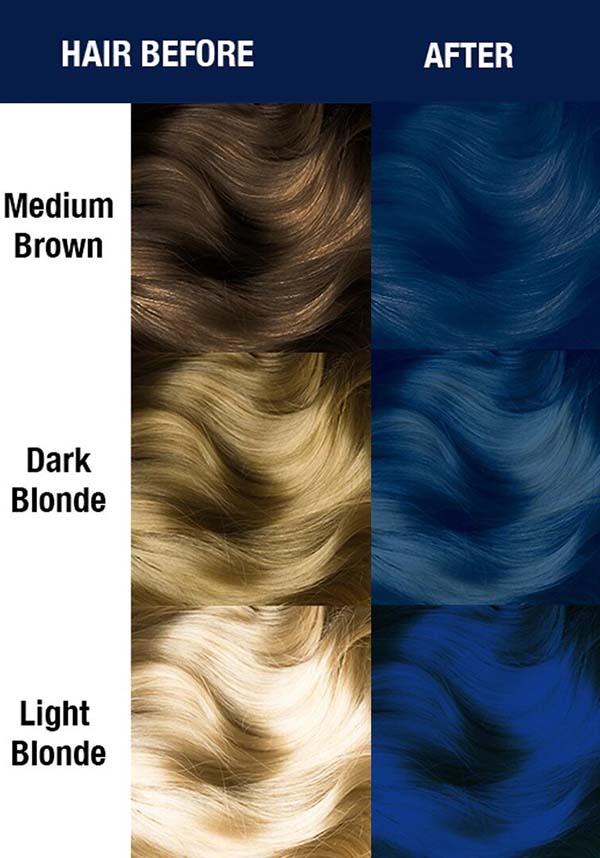 Manic Panic Amplified Semi - Permanent Deep Dark Blue Hair Dye | After Midnight
