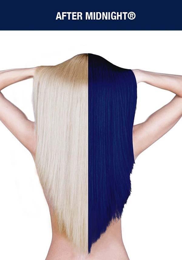Manic Panic Amplified Semi - Permanent Deep Dark Blue Hair Dye | After Midnight