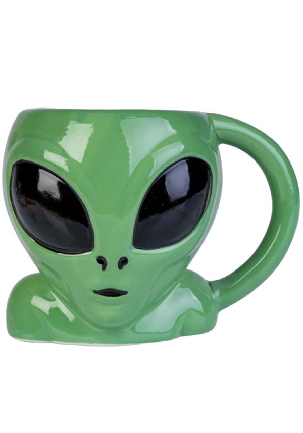 Alien Themed 3D Ceramic Coffee Mug