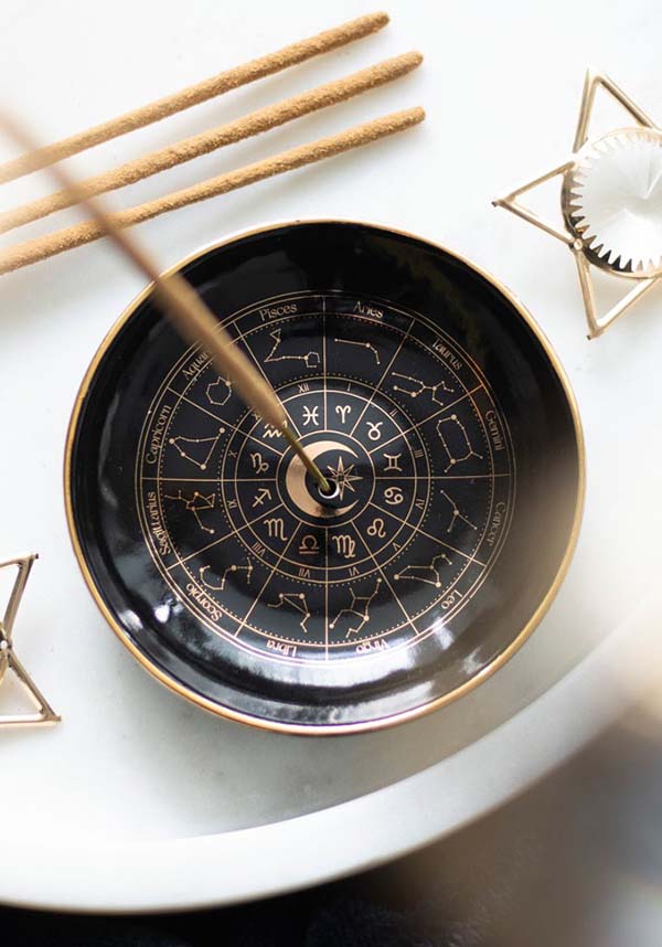 Astrology Wheel Design Incense Holder for Home Decor