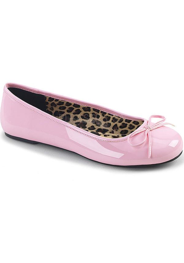 Pre - order ANNA - 01 Pink Patterned Classic Ballet Flats