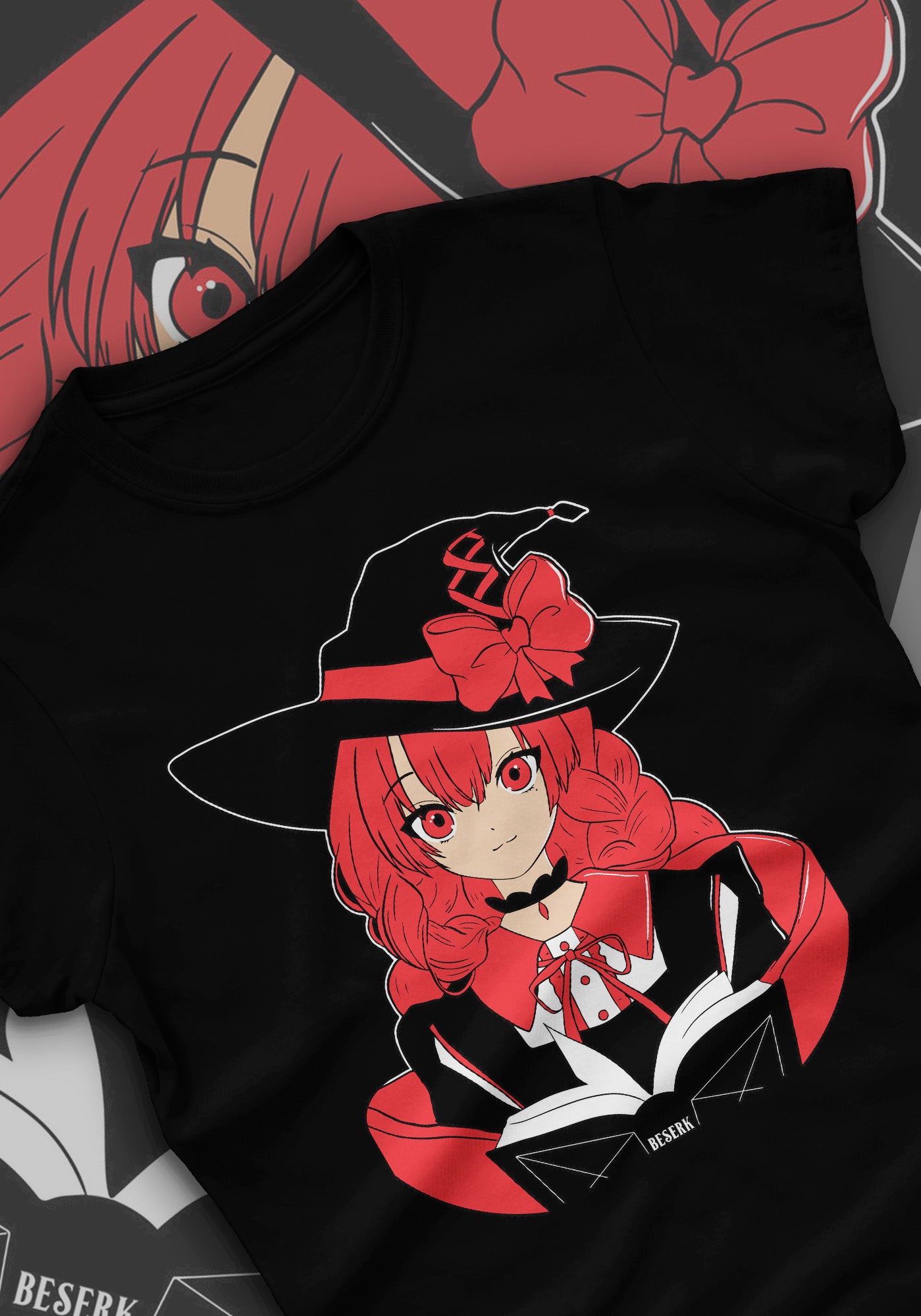 Enchanting Academia Witch Ladies' Fitted Cotton T-Shirt