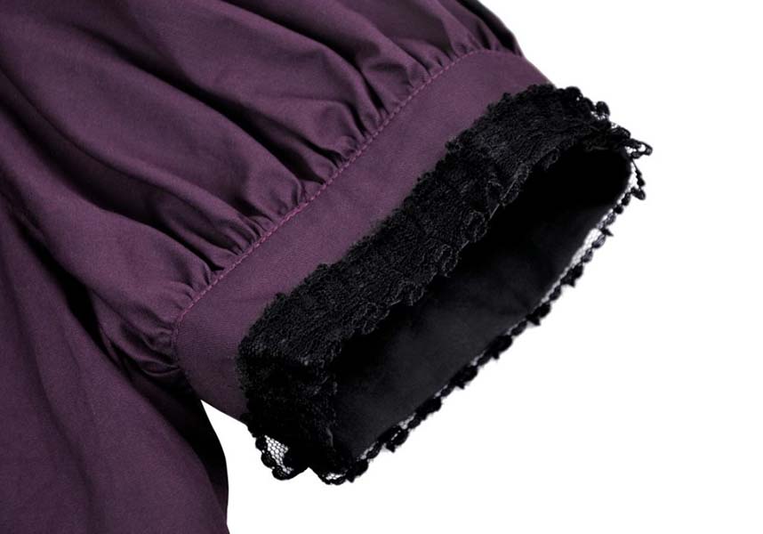 Purple Apothecary Top - Ideal for Dark Academia Office Look