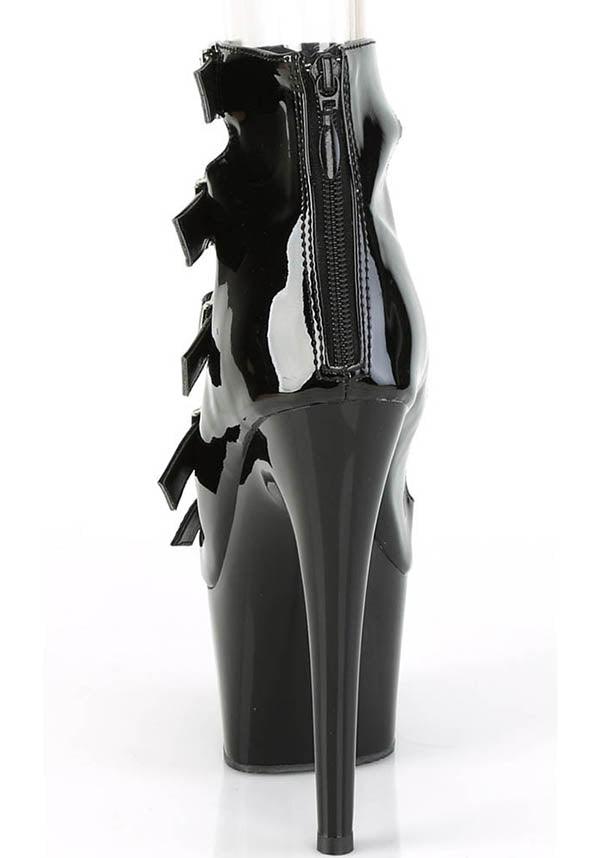 ADORE-700-33 Black Patent Leather Platform Heels for Women [PREORDER]