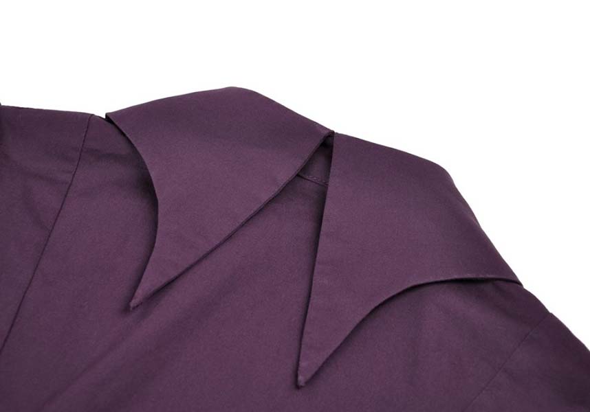 Purple Apothecary Top - Ideal for Dark Academia Office Look