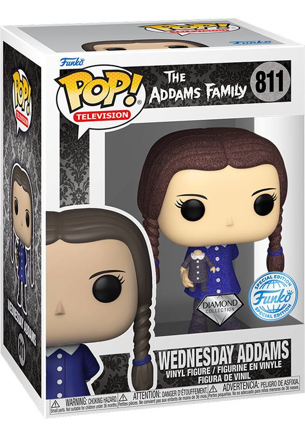1964 Addams Family TV - Wednesday Diamond Glitter POP! Vinyl Figure [RS]