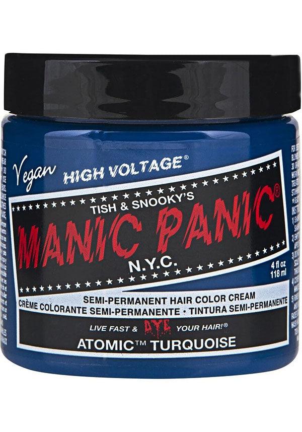Manic Panic Atomic Turquoise - Bright Neon Aqua Blue Semi - Permanent Hair Dye
