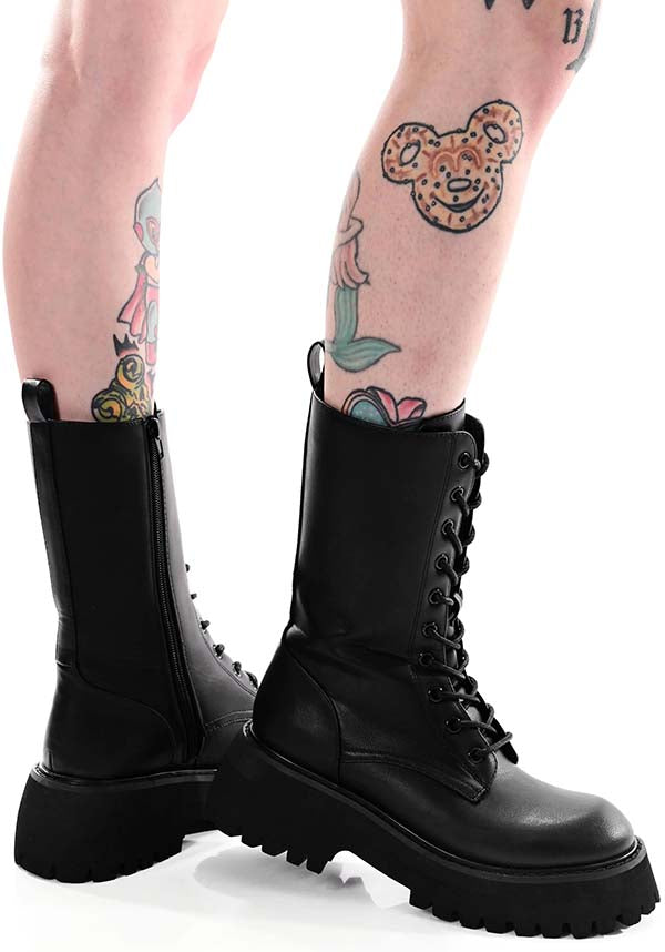 Ash Combat Boots - Ideal Every - Day Footwear from FOXBLOOD