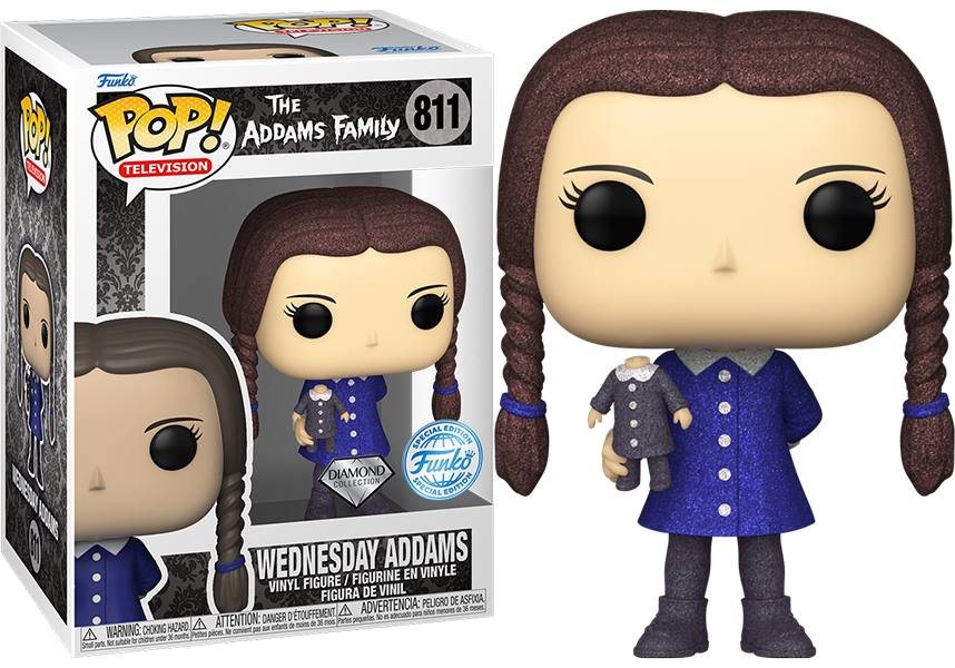 1964 Addams Family TV - Wednesday Diamond Glitter POP! Vinyl Figure [RS]