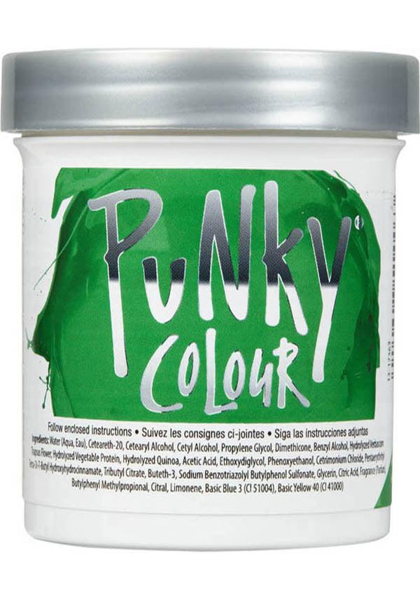 Punky Semi-Permanent Apple Green Hair Colour - Vegan & Long-Lasting