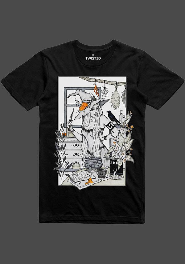 Alchemist-themed Unisex Organic Cotton T-Shirt for a Witchy Style