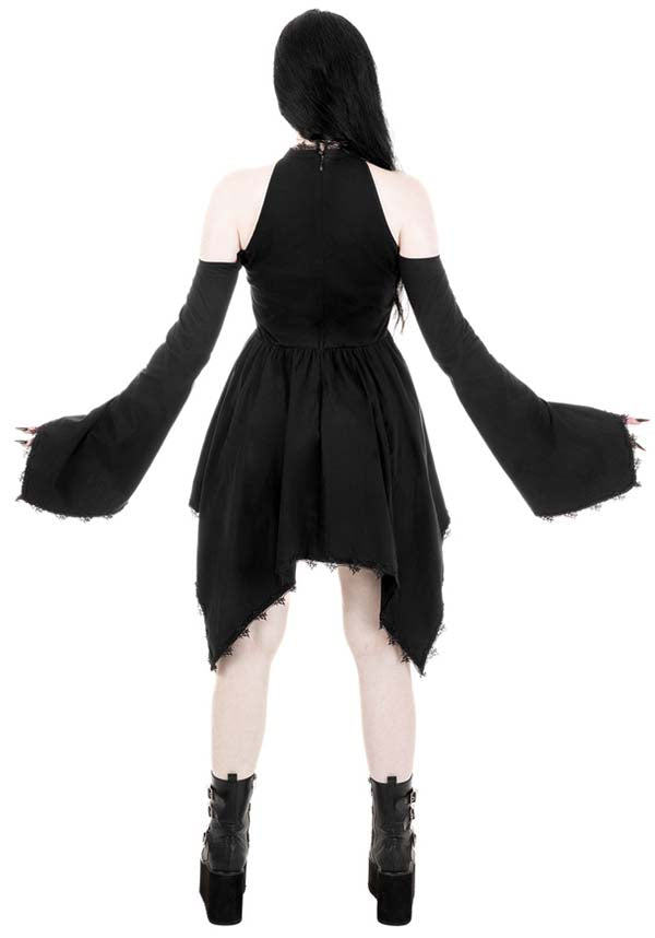 Restyle's Enchanting Gothic Adolere Mini Dress for Dark Romance Lovers