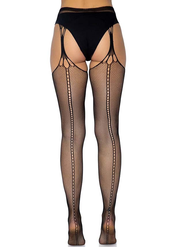 Ally Brand Garter Belt Style Net Stockings for Women - Ideal Fashion Accessory