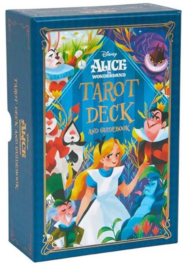 Disney's Alice in Wonderland Inspired Tarot Card Deck with Comprehensive Guidebook