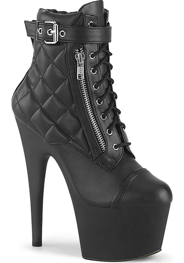 ADORE-700-05 Black Platform Heels - Preorder Exclusive