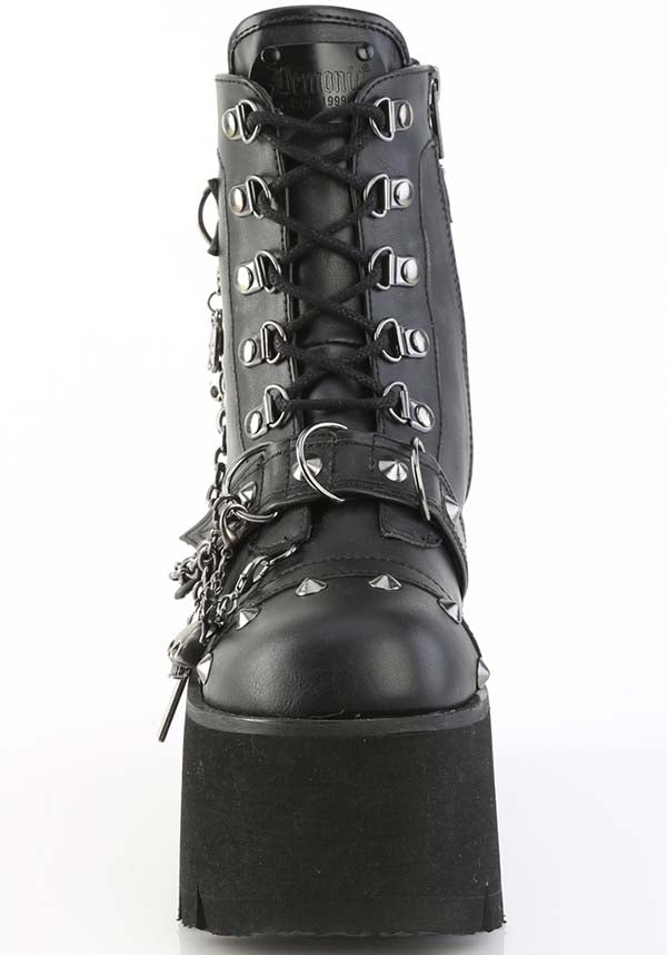 Black ASHES - 52 Platform Boots [Pre - order]
