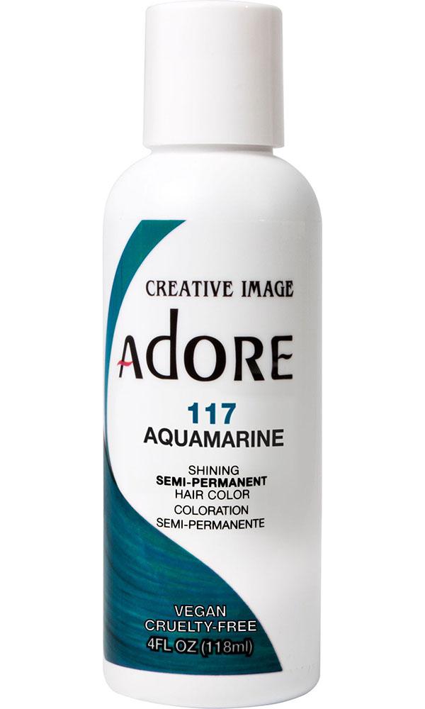 Aquamarine Semi - Permanent HAIR COLOUR with Natural Ingredients