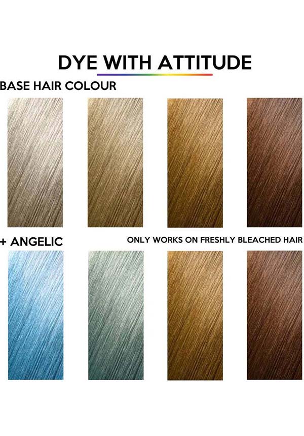 Angelic Pastel Blue Semi - Permanent Hair Colour for DIY Hair Dyeing