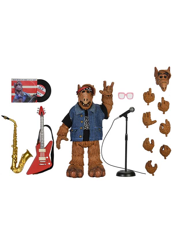 NECA Ultimate 7 - Inch 'Born to Rock' ALF Action Figure