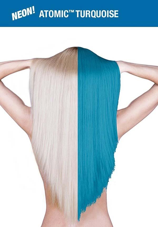 Manic Panic Atomic Turquoise - Bright Neon Aqua Blue Semi - Permanent Hair Dye