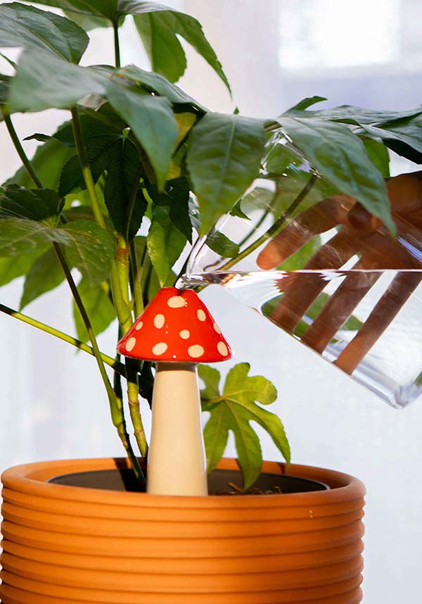 Amanita Mushroom-Shaped Self-Watering System for Indoor Plants
