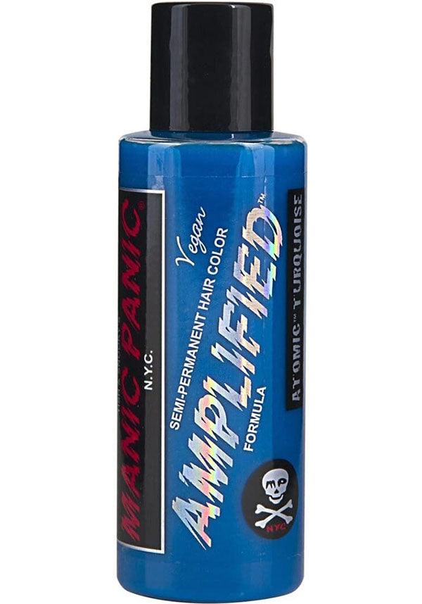 Amplified Atomic Turquoise - Bright Neon Aqua Blue Hair Dye