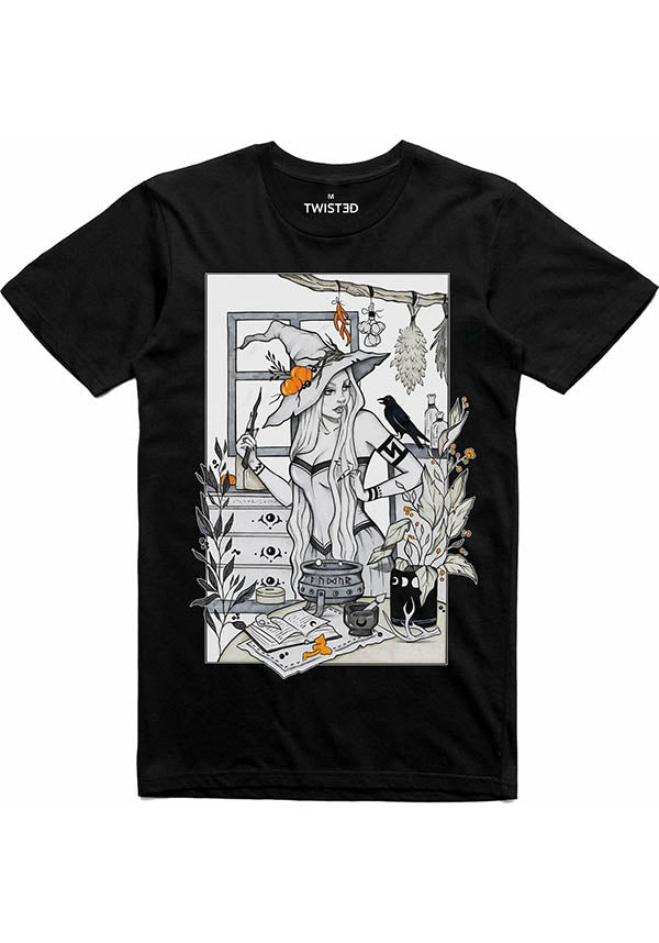 Alchemist-themed Unisex Organic Cotton T-Shirt for a Witchy Style