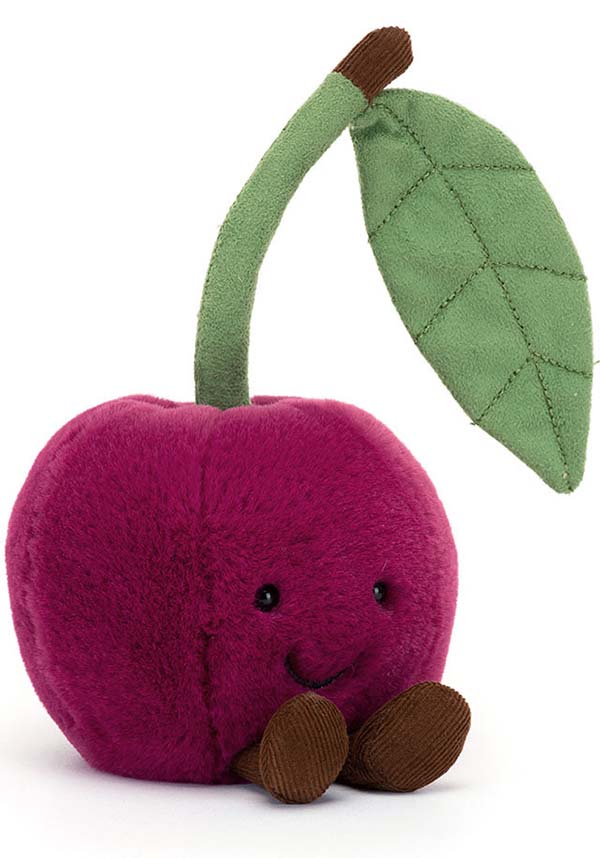 Adorable Amuseables Magenta Fur Cherry Plush Toy
