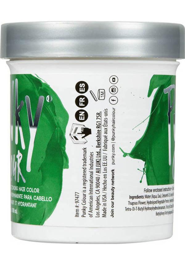 Punky Semi-Permanent Apple Green Hair Colour - Vegan & Long-Lasting