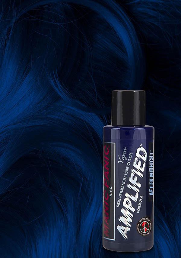 Manic Panic Amplified Semi - Permanent Deep Dark Blue Hair Dye | After Midnight