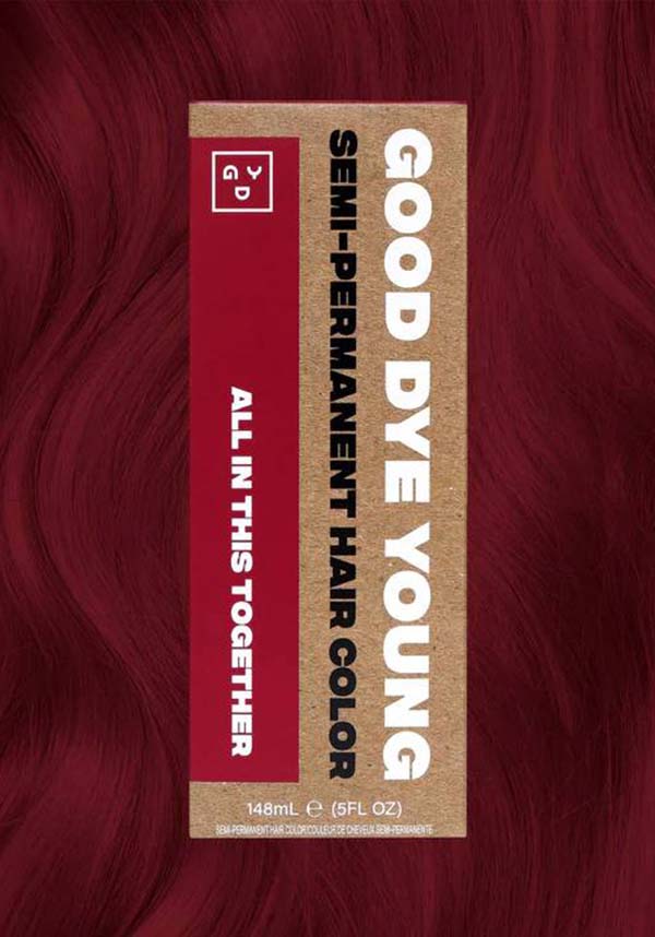All-In-One Burgundy Hair Colour: Vegan & Cruelty-Free