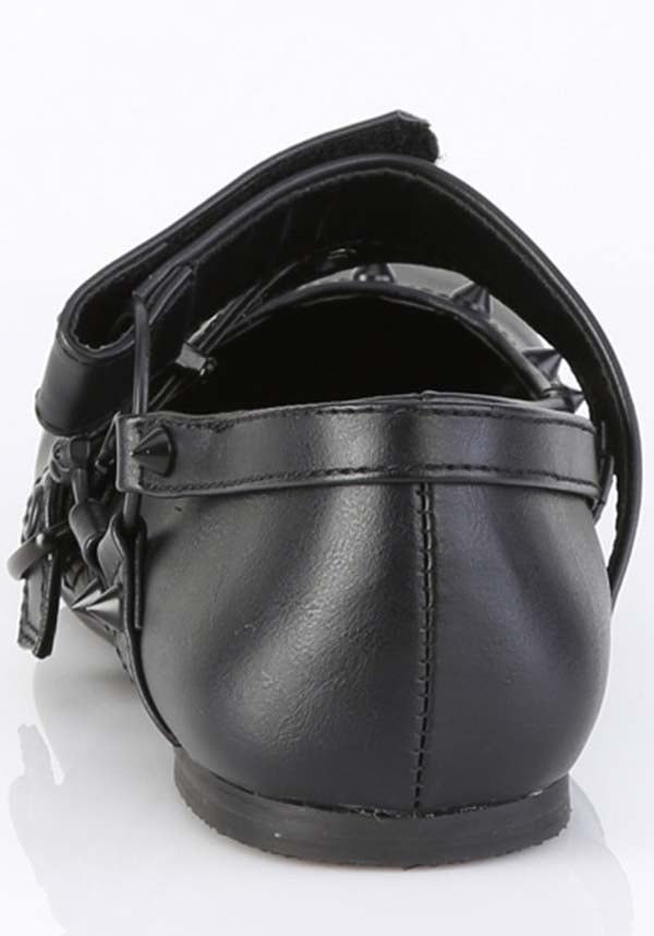 Black DAISY-08 Ballet Flats [Pre-Order]