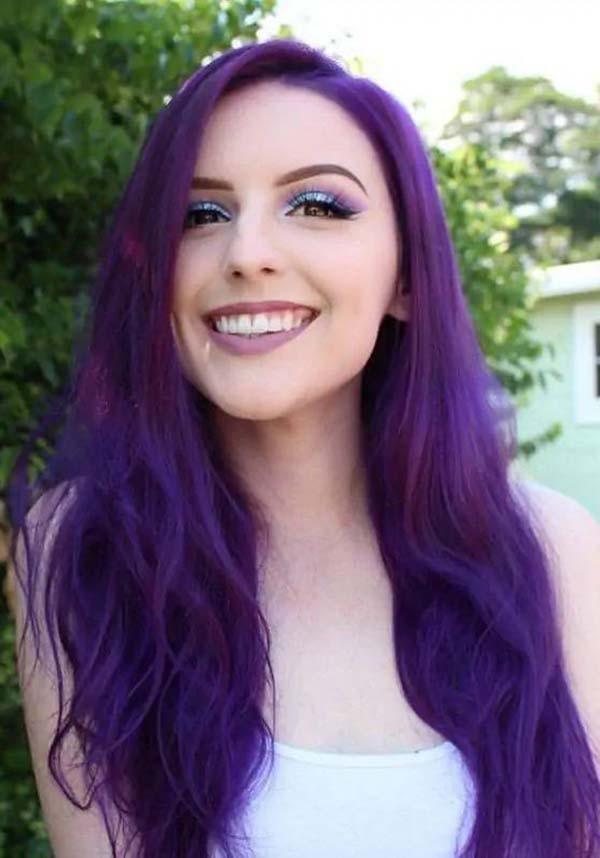 Punky Semi - Permanent Violet Hair Colour Dye for Magical Hair Transformation