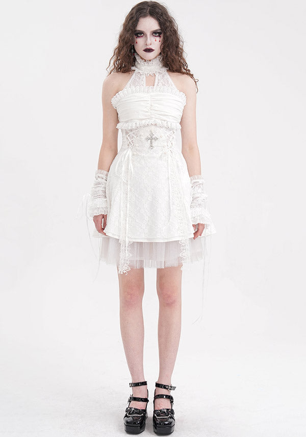 Cursed Saint Women's Haunting Dress for Spooky Nights