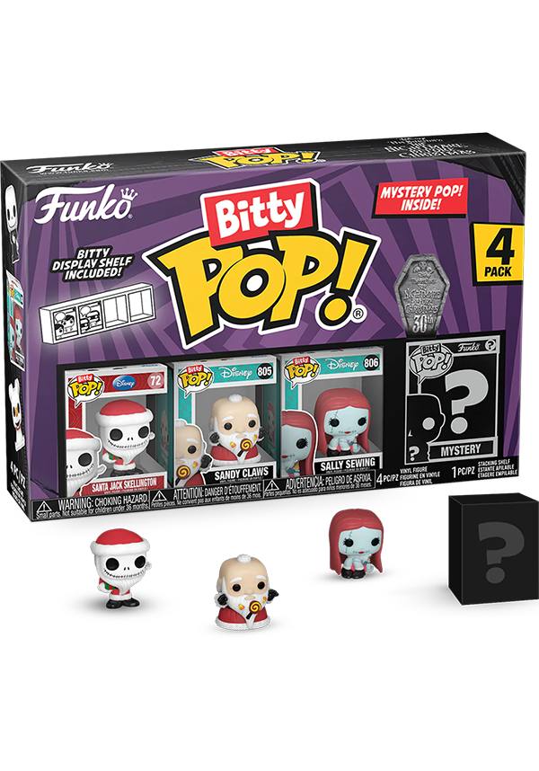 The Nightmare Before Christmas 4-Pack Bitty POP! Vinyl Figures
